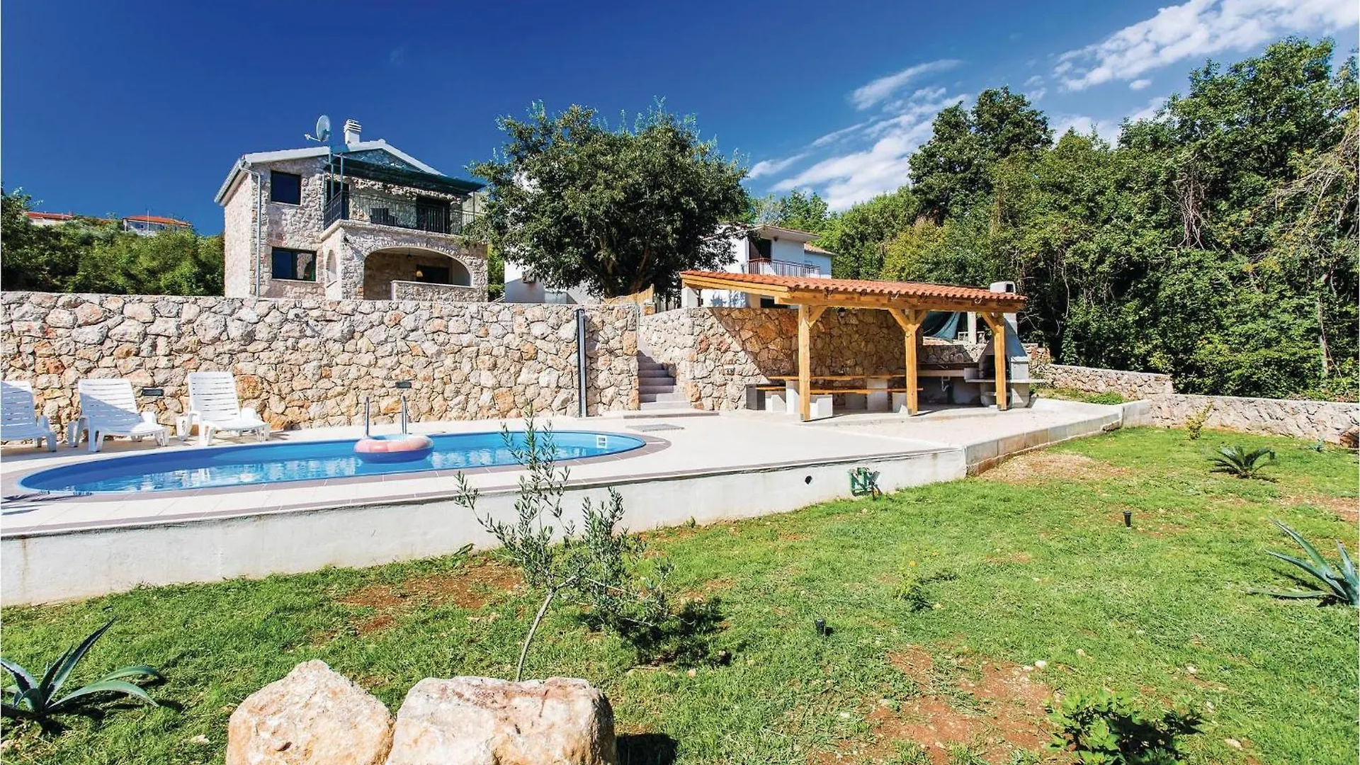 Stunning Home In Krk With House Sea View 리시카 크로아티아